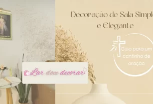 Decoração de Sala Simples e Elegante