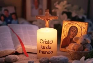 altar de páscoa em casa