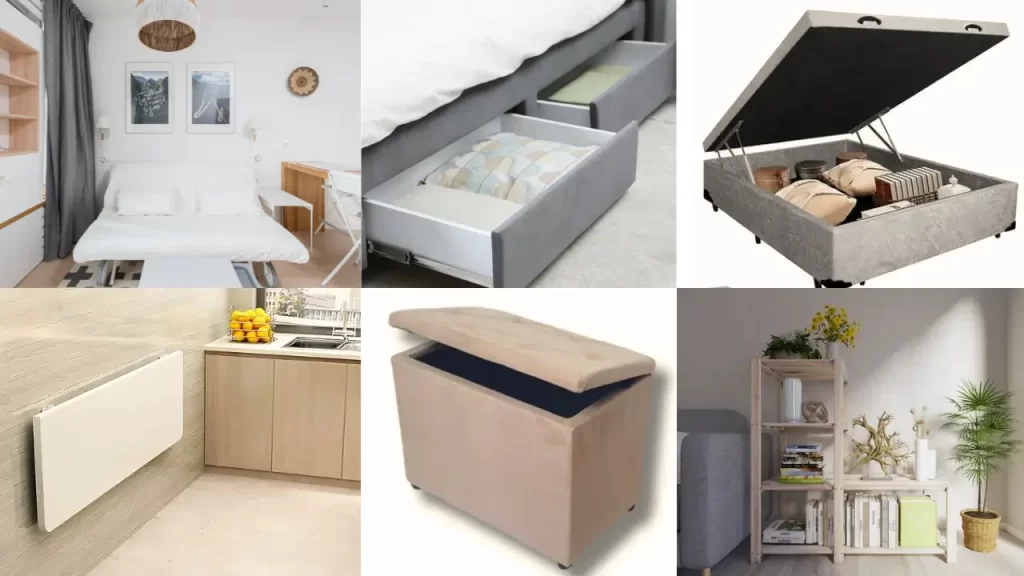 organizar casa pequena com móveis multifuncionais