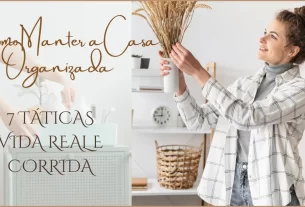 como manter a casa organizada vida real e corrida