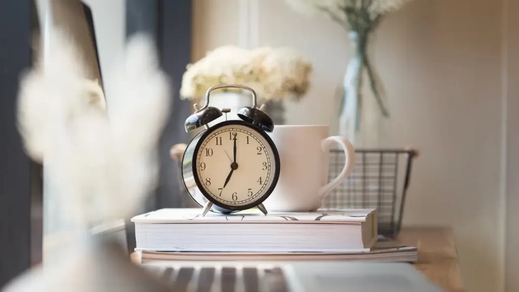 Gestão de tempo - relógio