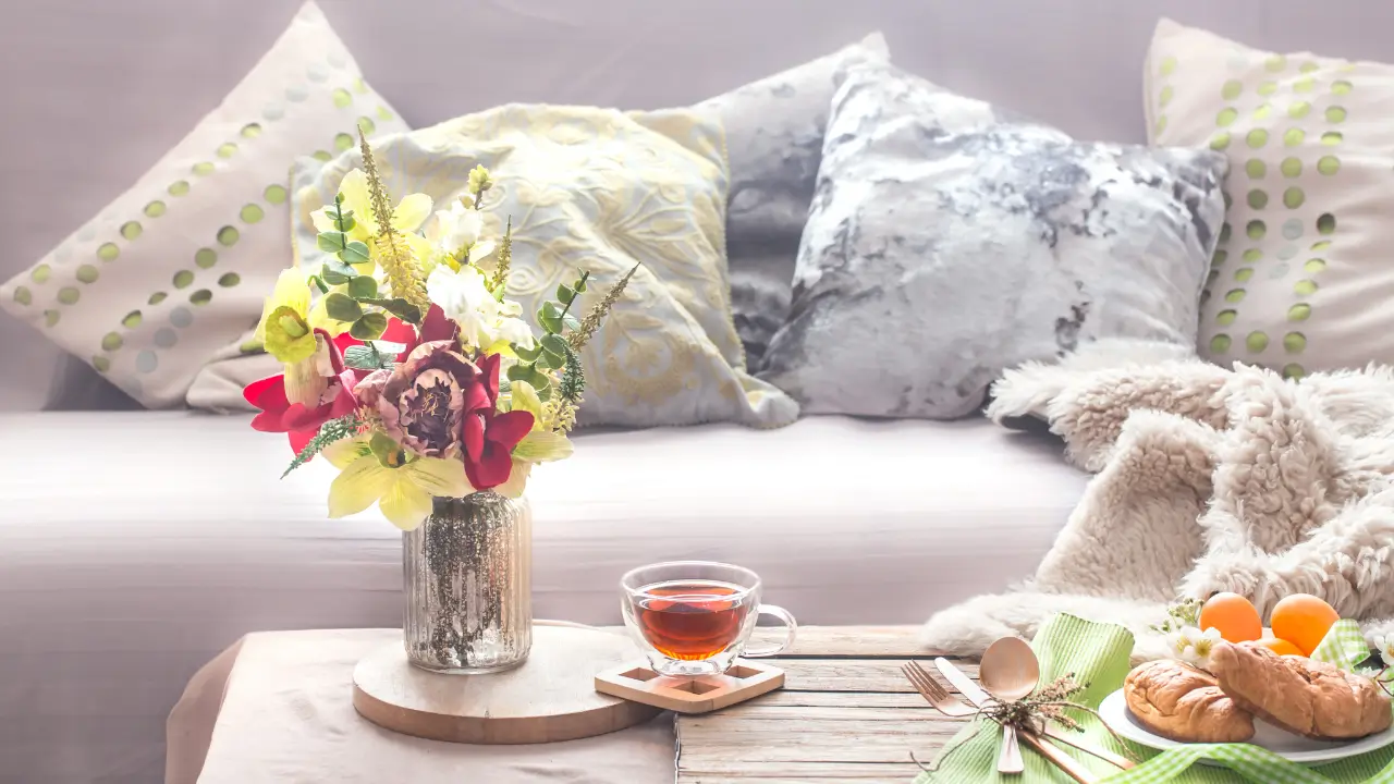 decoração para receber visitas