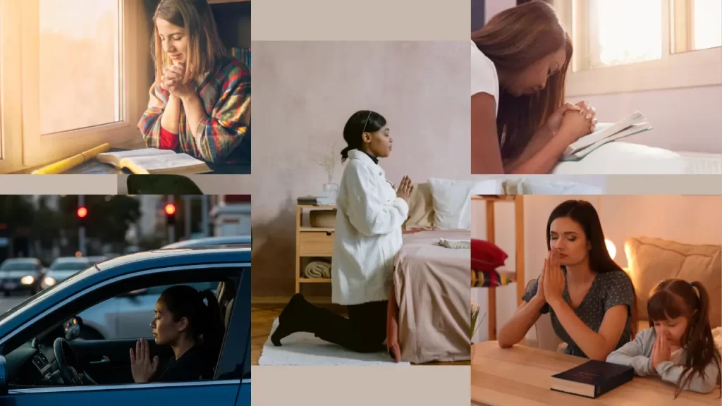 Cantinho de oração e fé Que Se Move Com Você