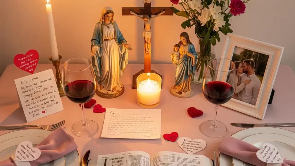 mesa romântica decoração para o dia dos namorados
