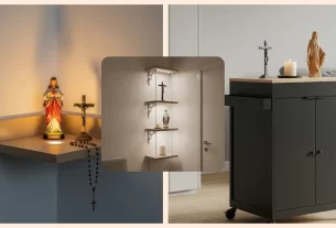 10 soluções de oratório em apartamento