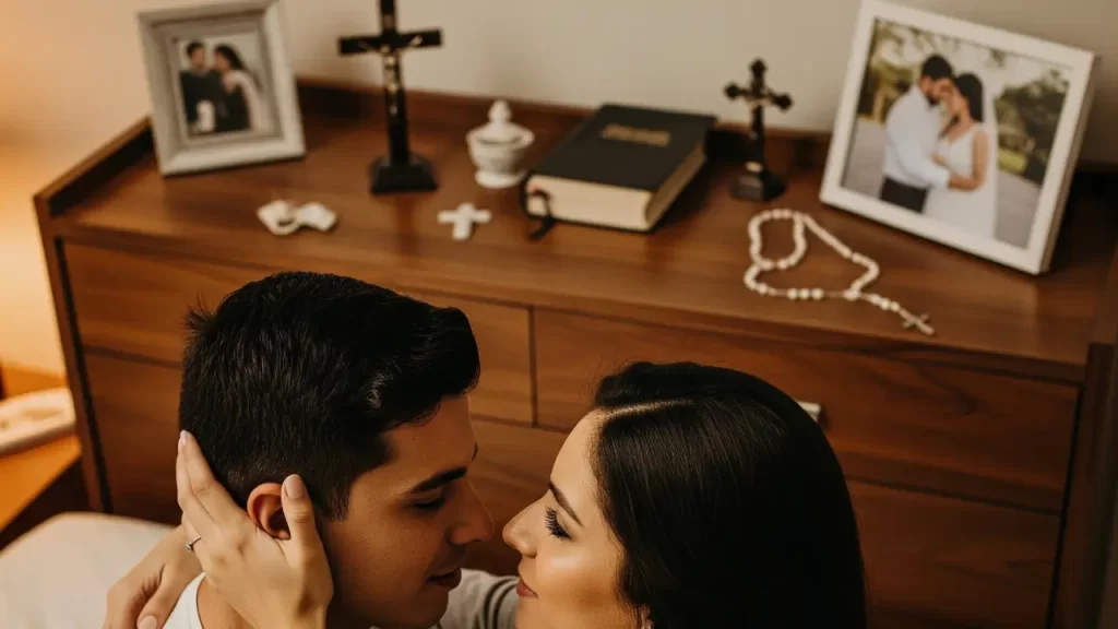 itens do casal para decoração do oratório