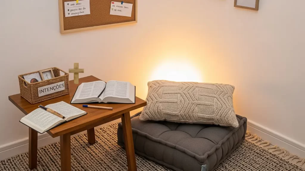 Cantinho da Fé inspirado pelo filme quarto de guerra 