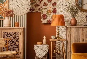 decoração maximalismo retrô