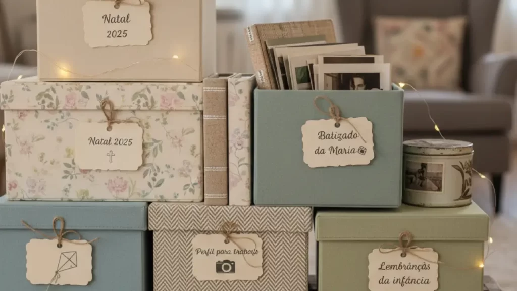 organizadores para guardar fotos 