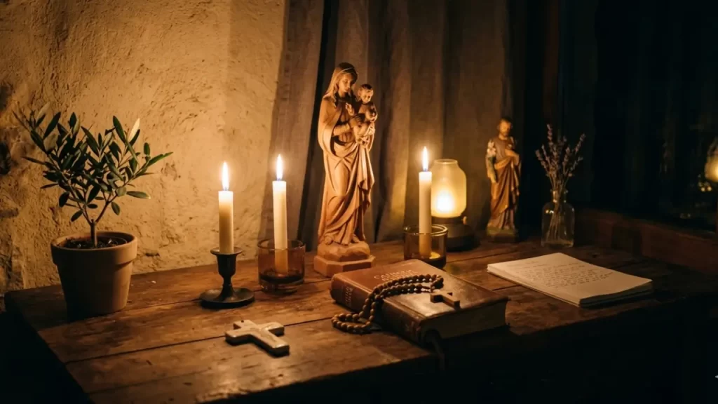 Inspiração 3 — Cantinho com velas e luz suave