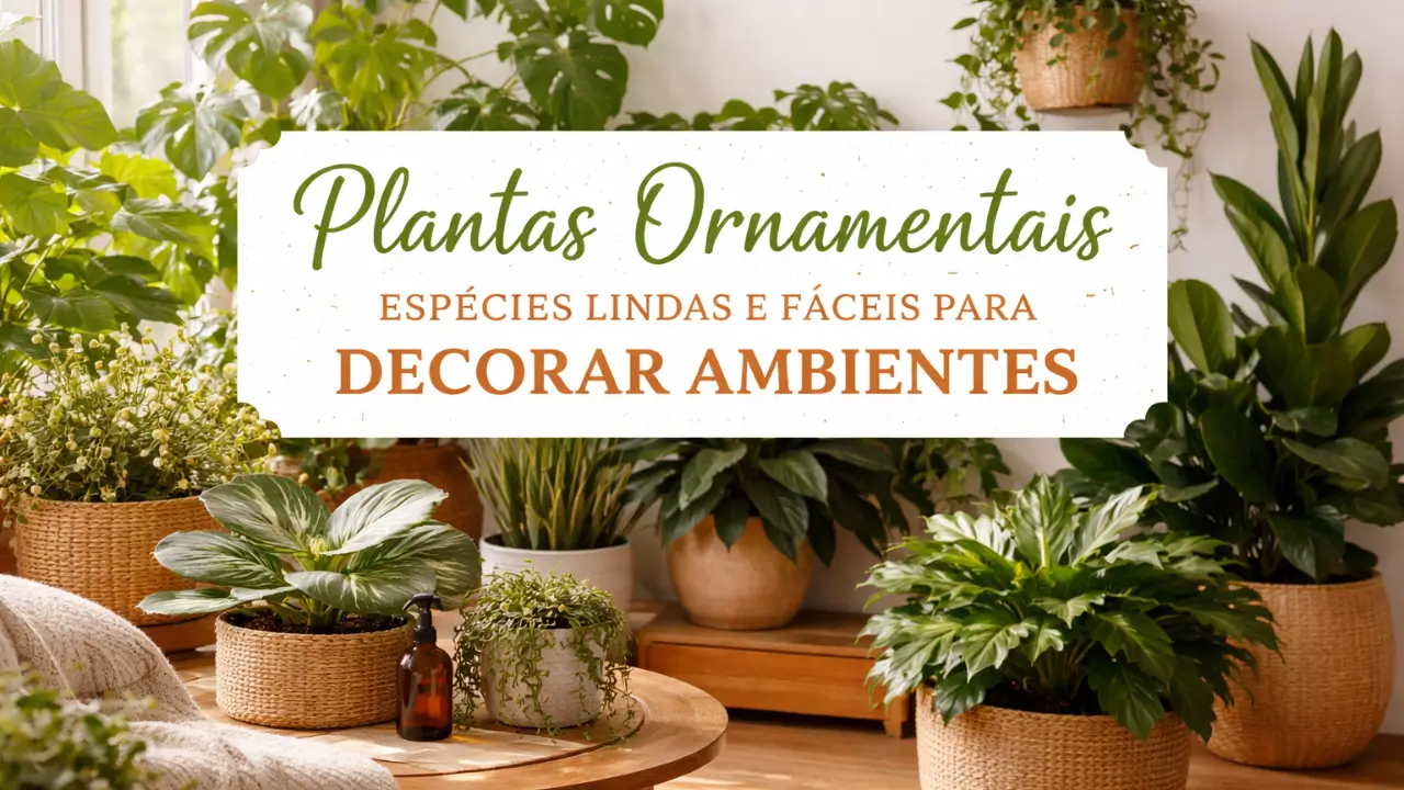 plantas ornamentais lindas e fáceis de cuidar.
